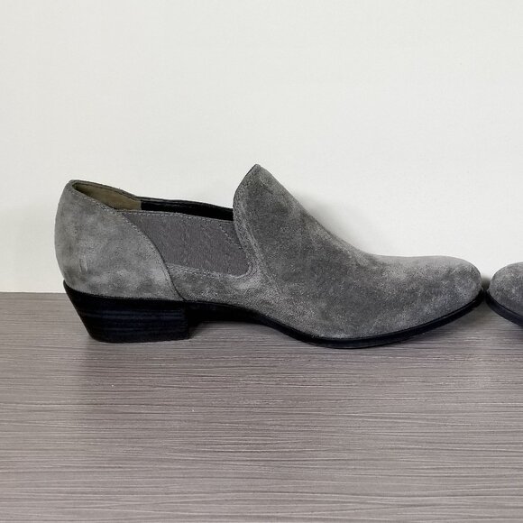 Paul Green Faith Slip On Ankle Booties, Gray Suede, Womens Size 7 M - Picture 7 of 12